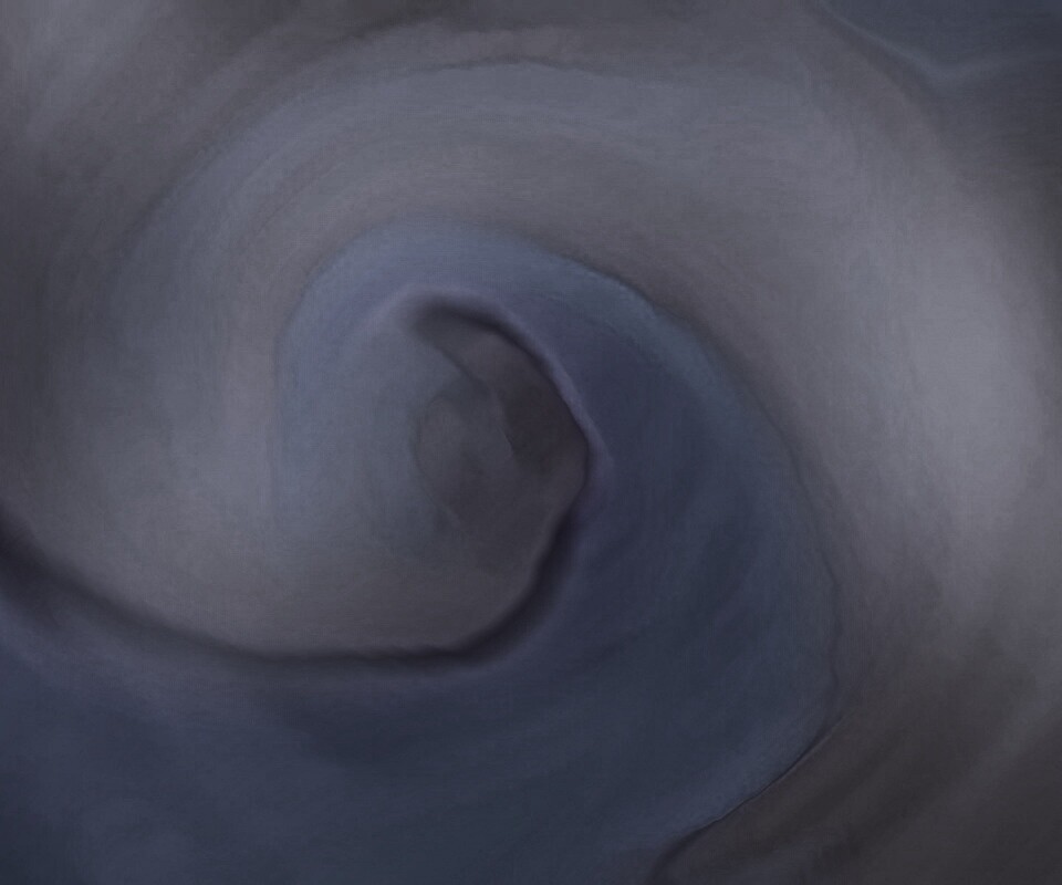 Жёлто-синие завихрения обои