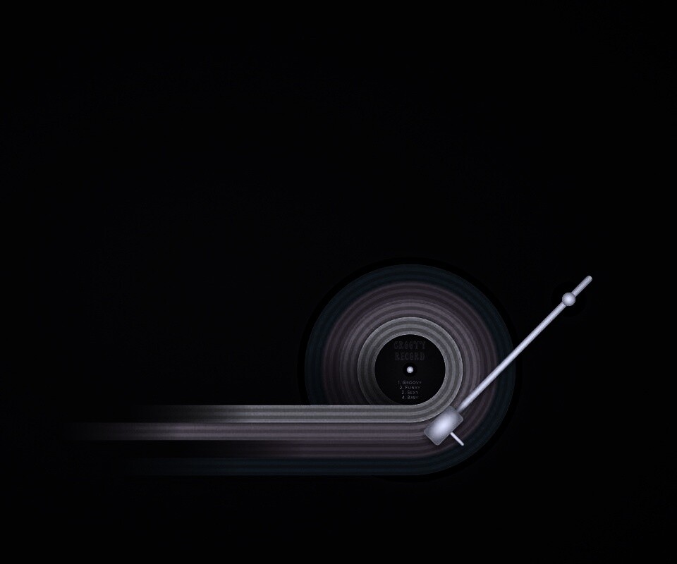 Пластинка в стиле минимализма обои