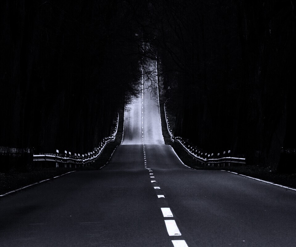 Дорога уходит ввысь обои