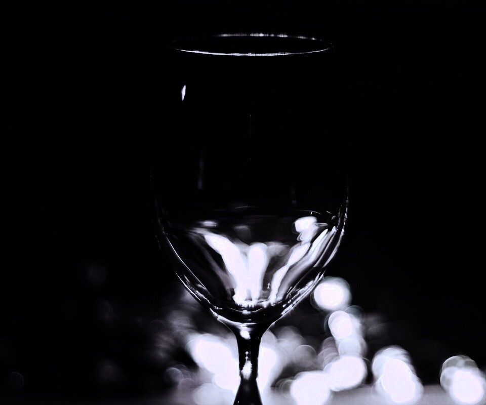 Бокал с водой обои