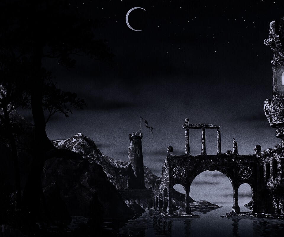 Сказочный замок обои