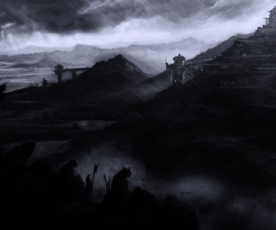 Пейзаж из Dragon Age 2 обои