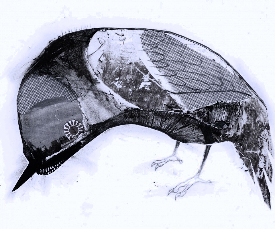 Аппликация Стефана Томпсона "Птица" обои
