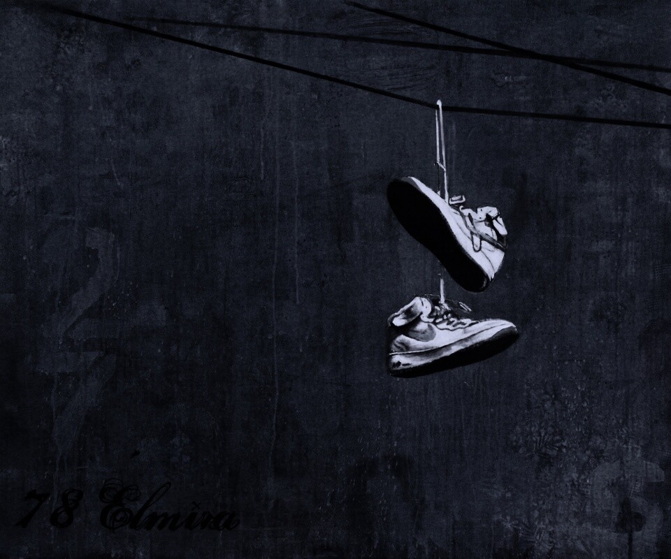 Кросовки на проводе обои