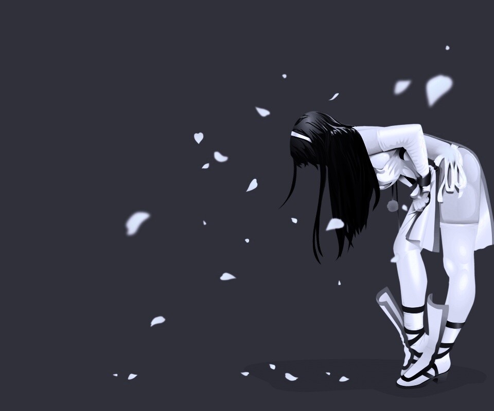 Наклонилась обои