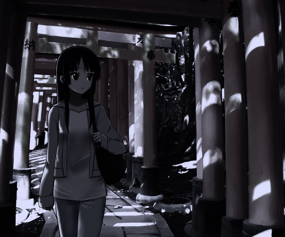 Акияма Мио обои