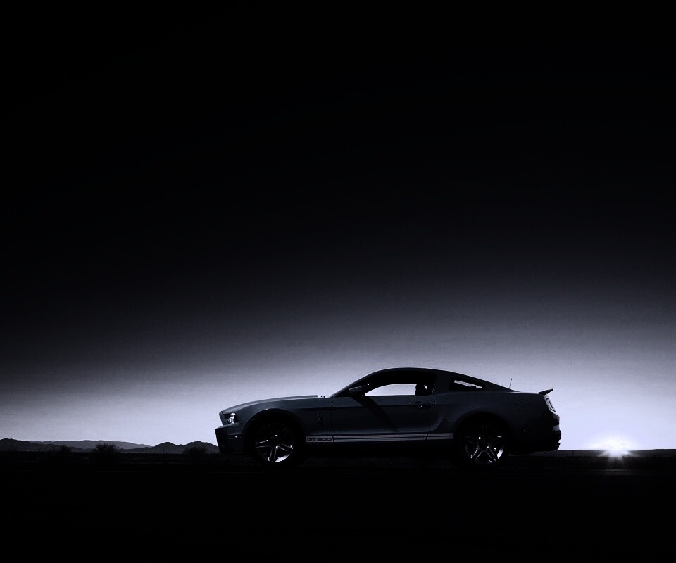 Синий форд мустанг обои