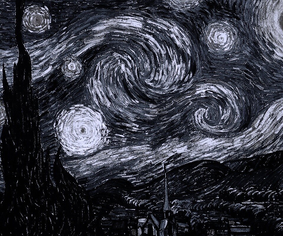 Рисунок города маслом обои