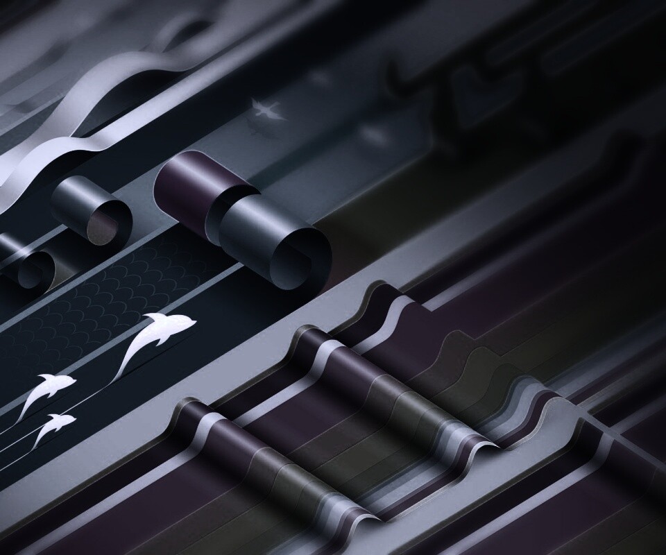 Аппликация из цветной бумаги обои