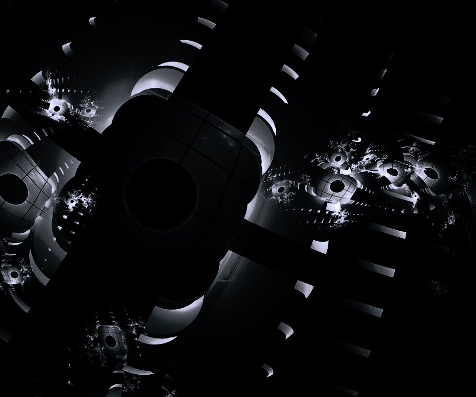 Абстрактные темно-зеленые фигуры обои