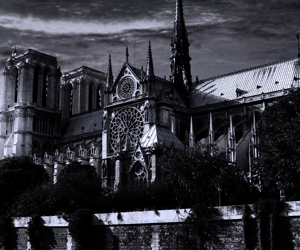 Собор парижской Богоматери обои