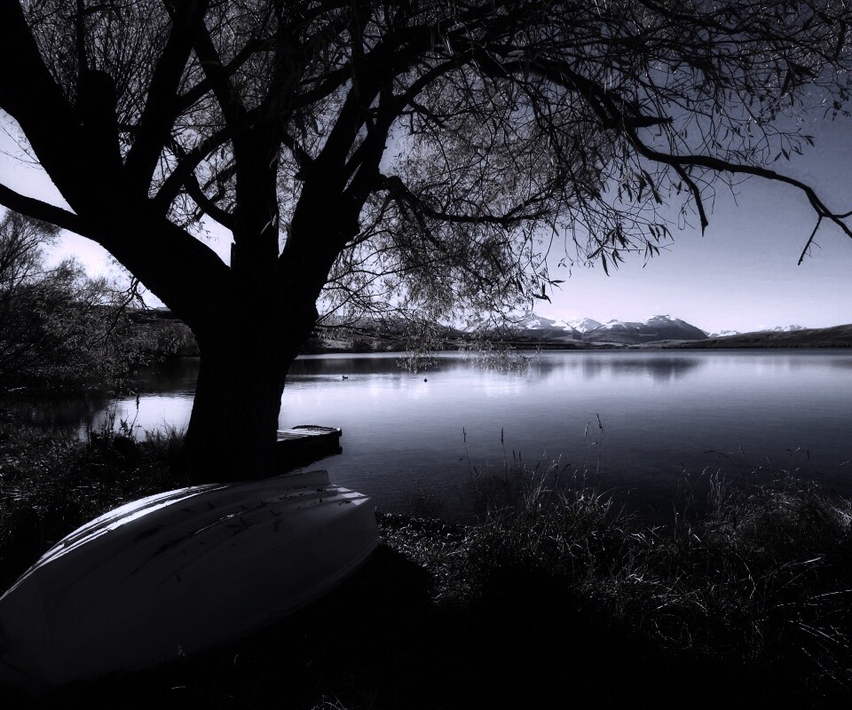 Осеннее озеро обои