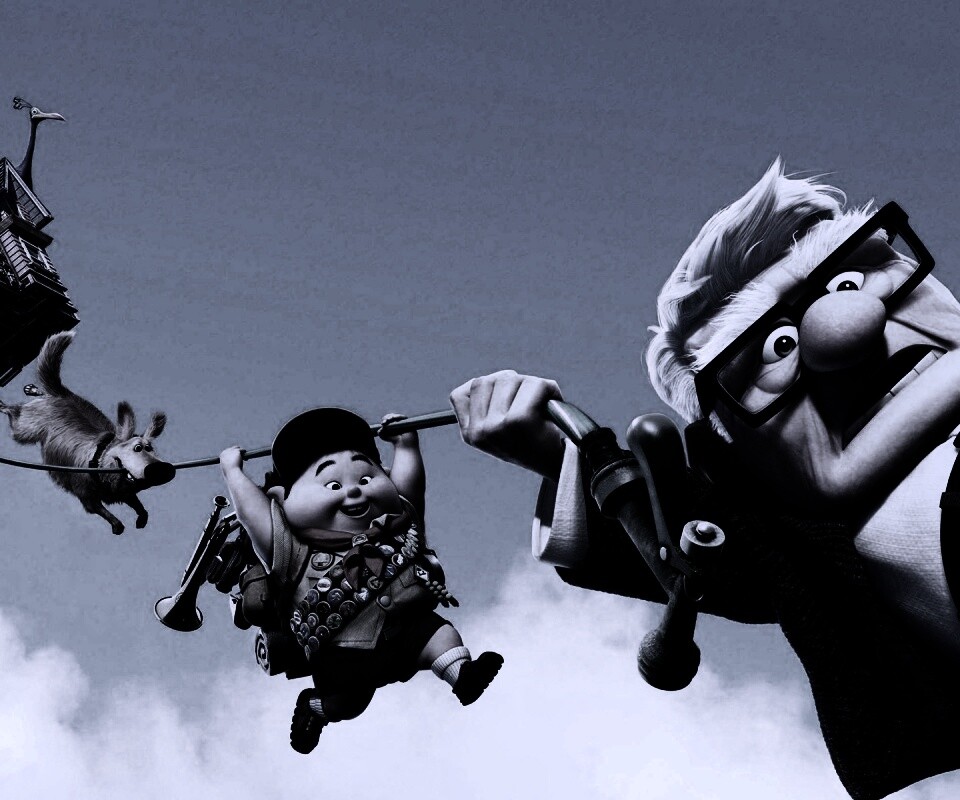 Персонажи мультфильма Up обои