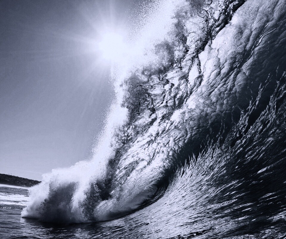 Гигантская волна обои
