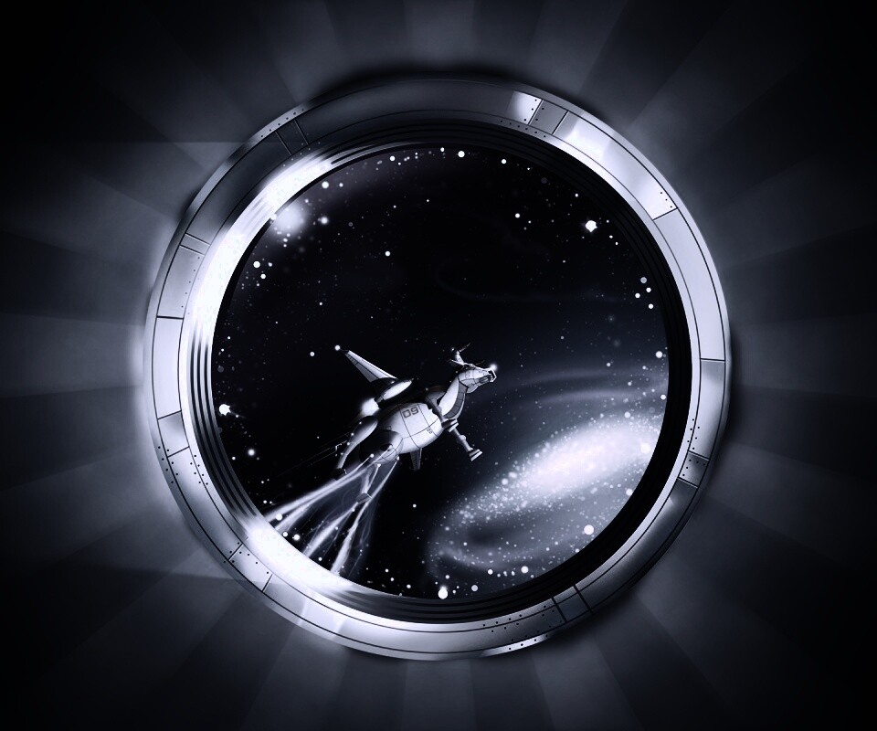 Космическая корова обои