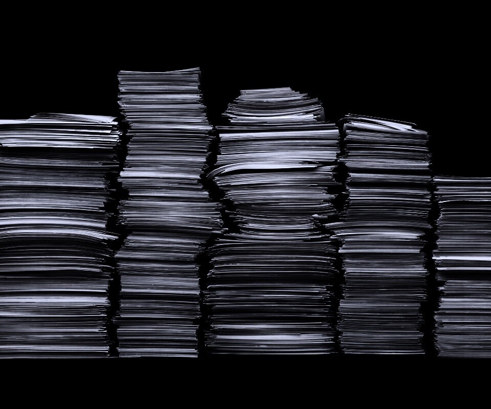 Стопки листов бумаги обои