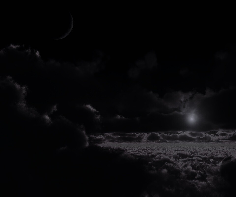 Над облаками обои