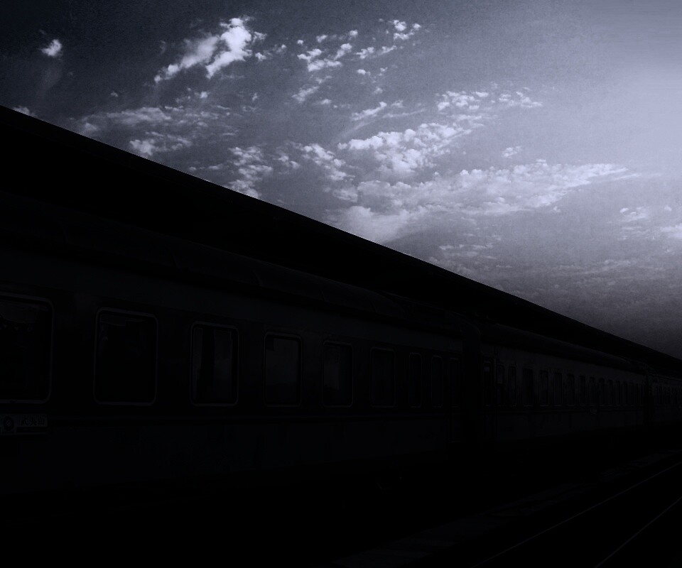 Пассажирский состав обои