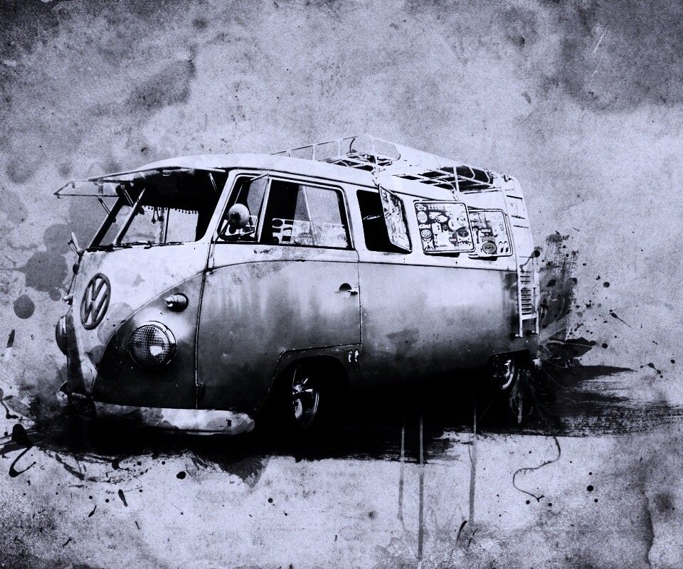 Фольксваген 56 года - лучший фургон для путешествий обои