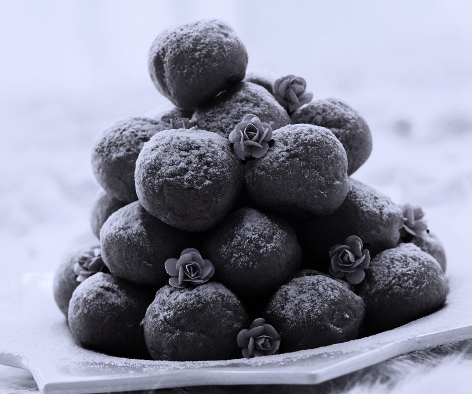 Круглые пироженки обои