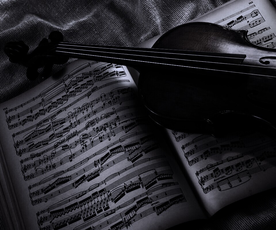 Скрипка обои