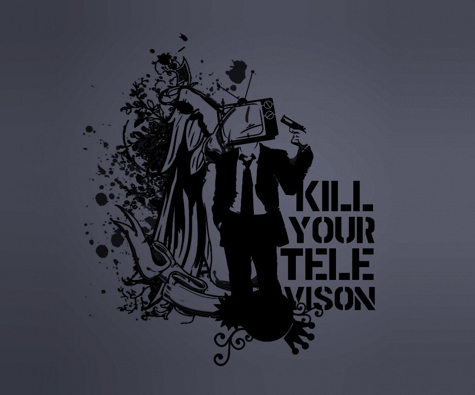 Убейте свой телевизор обои