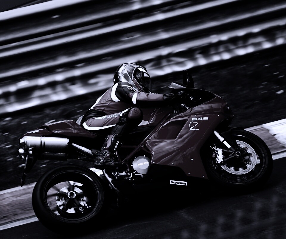 Красный мотоцикл обои