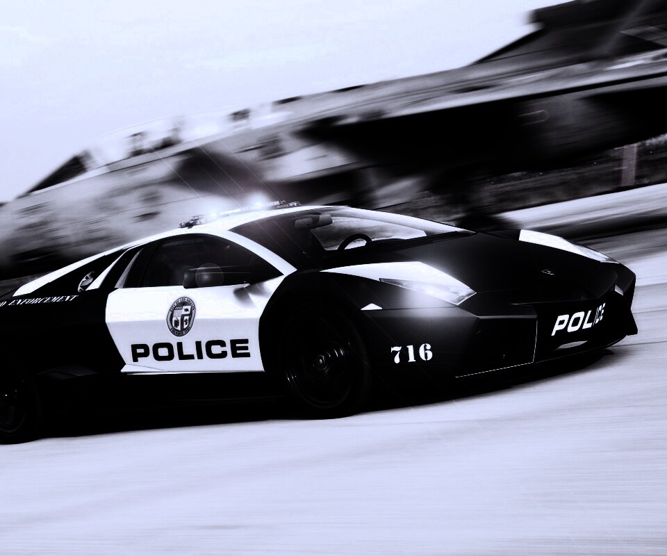 Полицейска Lamborghini из NFS обои