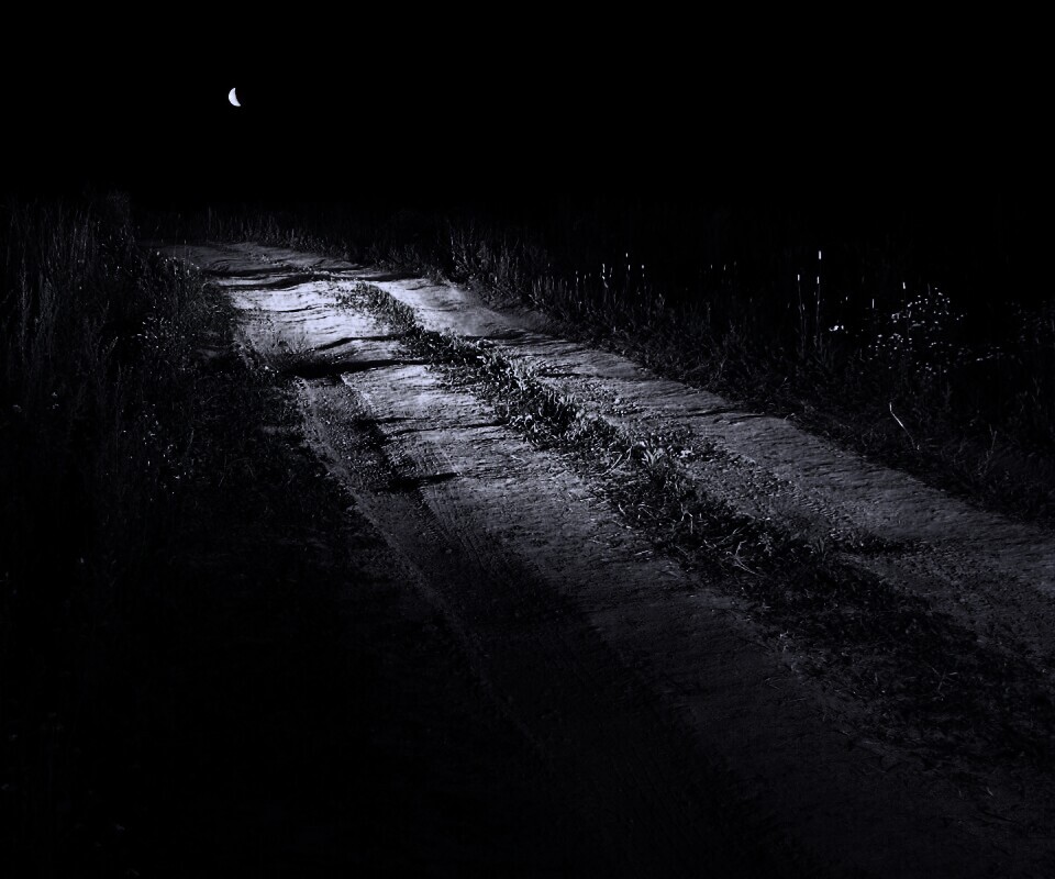 Ночная дорога обои