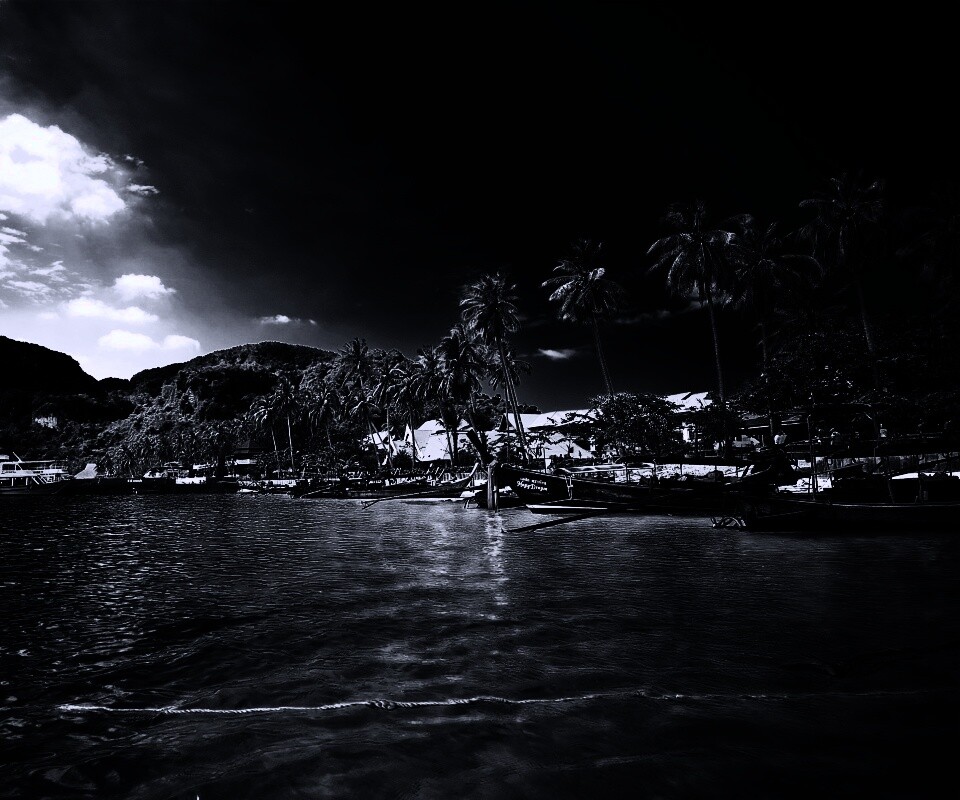 Призрачный пляж обои