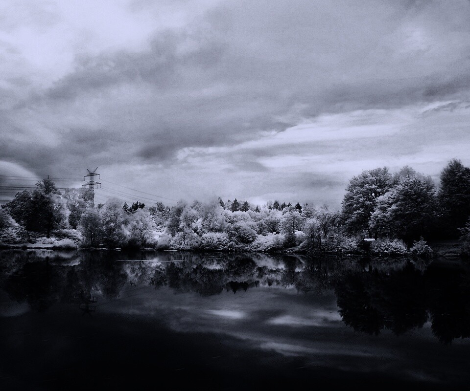 Зимний пейзаж обои