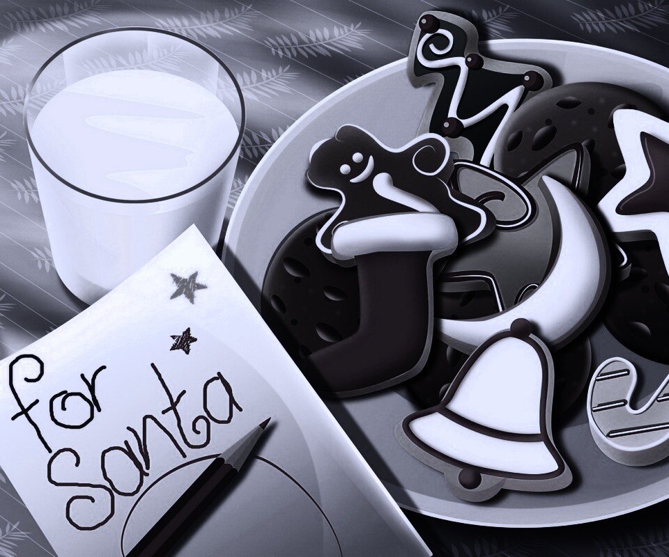 Сладости для санты обои