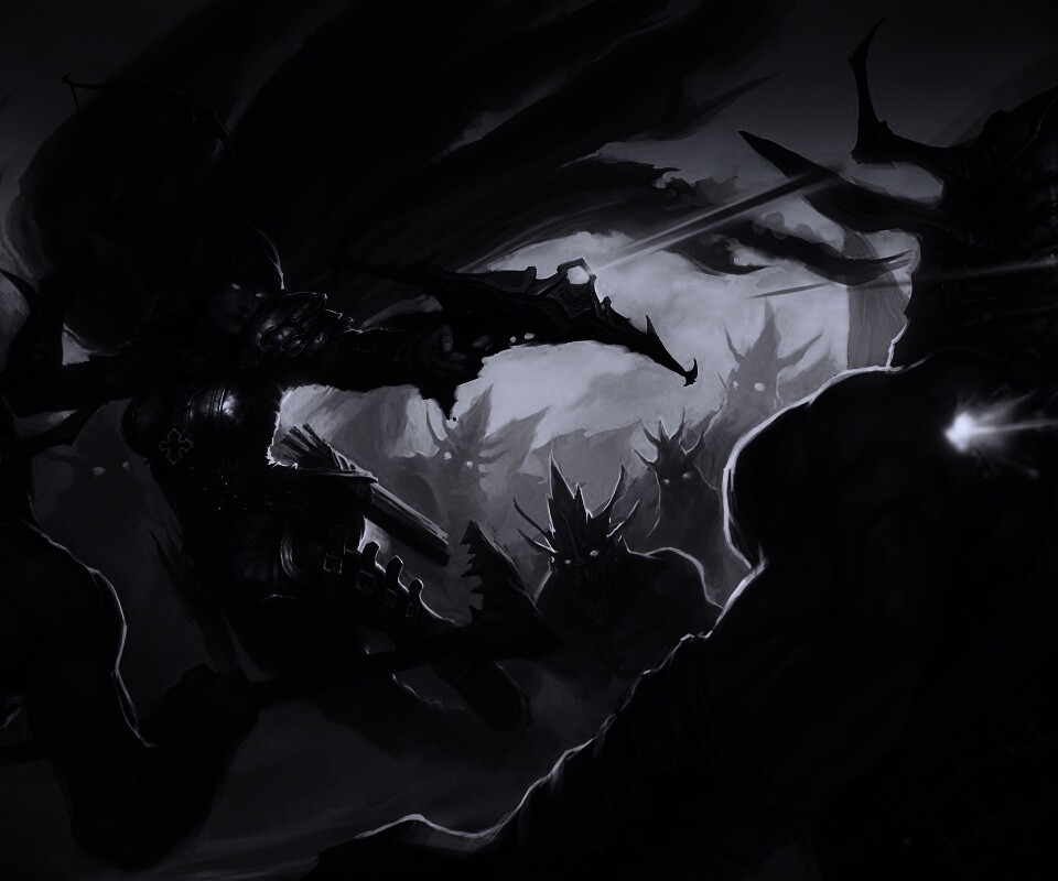 Охотник на демонов из Diablo 3 обои