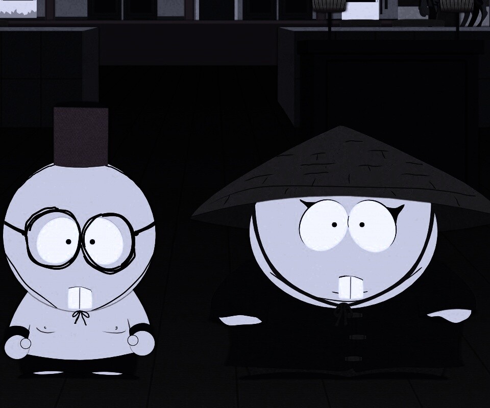 Баттерс Стотч и Эрик Картман в Китайской проблеме обои