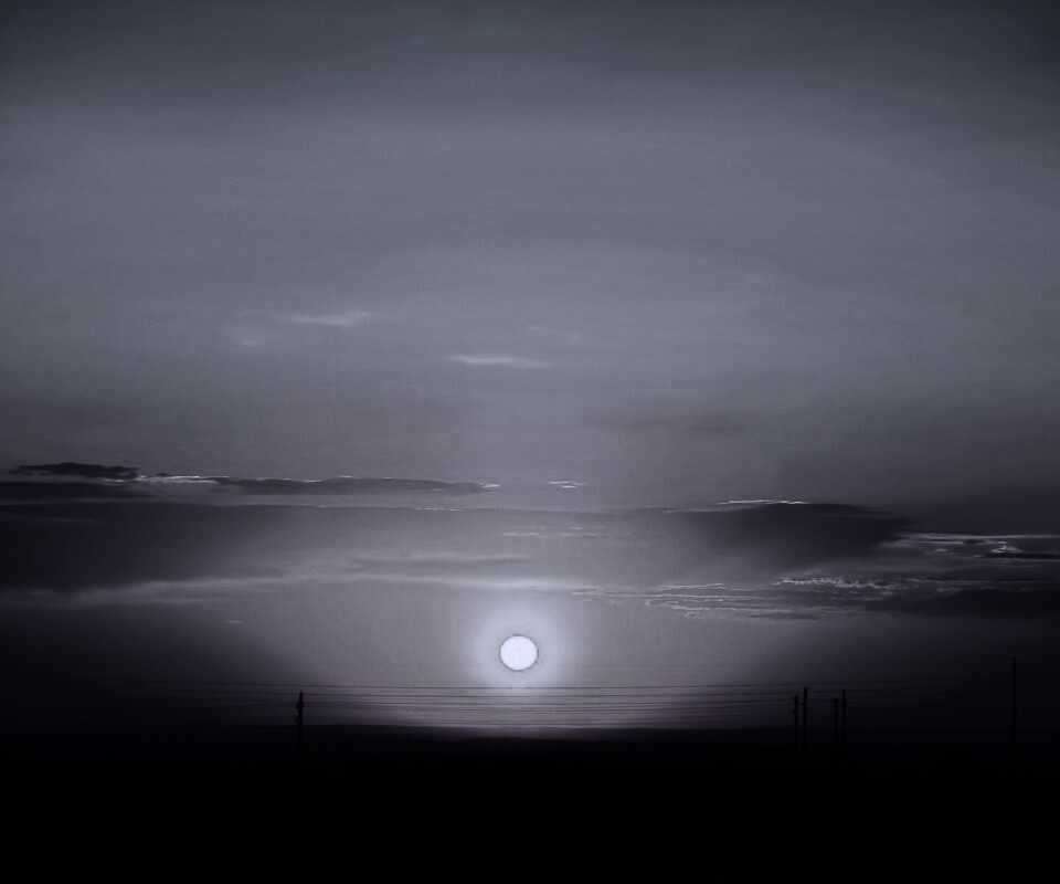 Сказочный закат обои