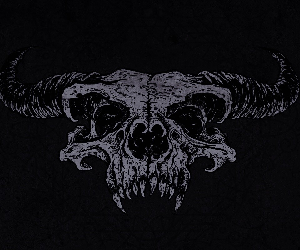 Череп дьявола обои