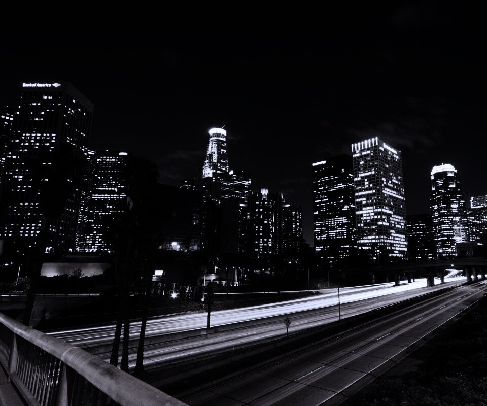 Ночной город обои