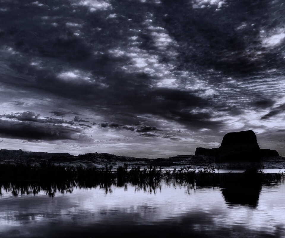 Горное озеро обои