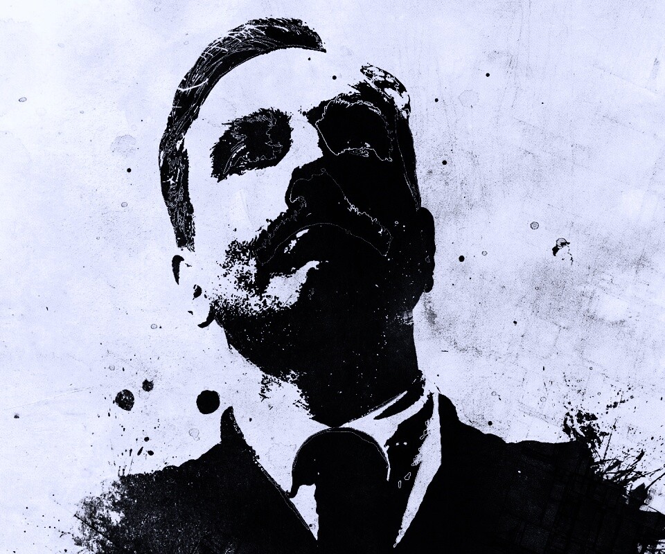 Мужчина в костюме обои