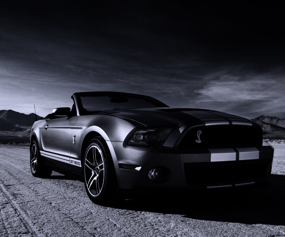 Ford Mustang на фоне гор обои