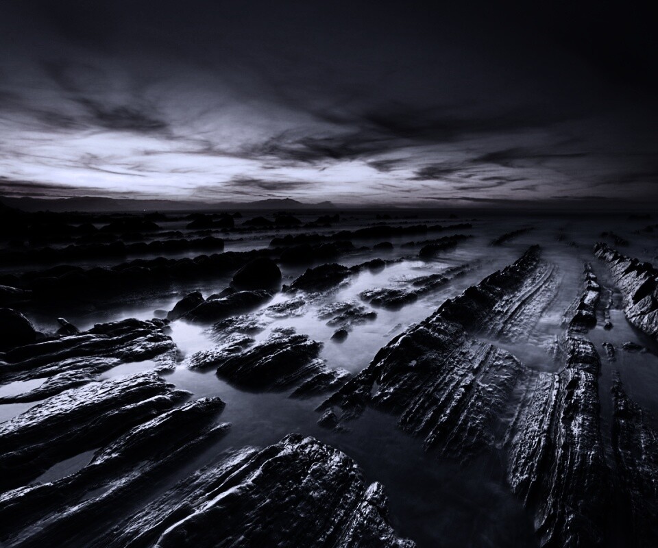 Рифы в тумане обои