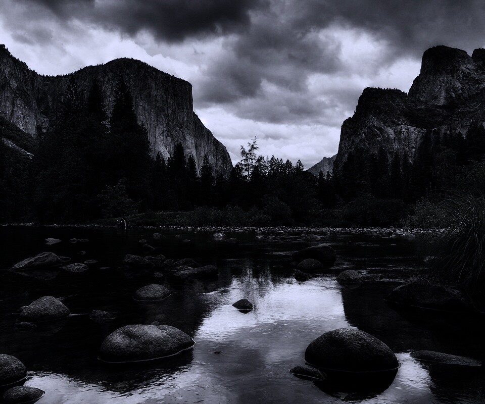 Мелкое русло реки обои