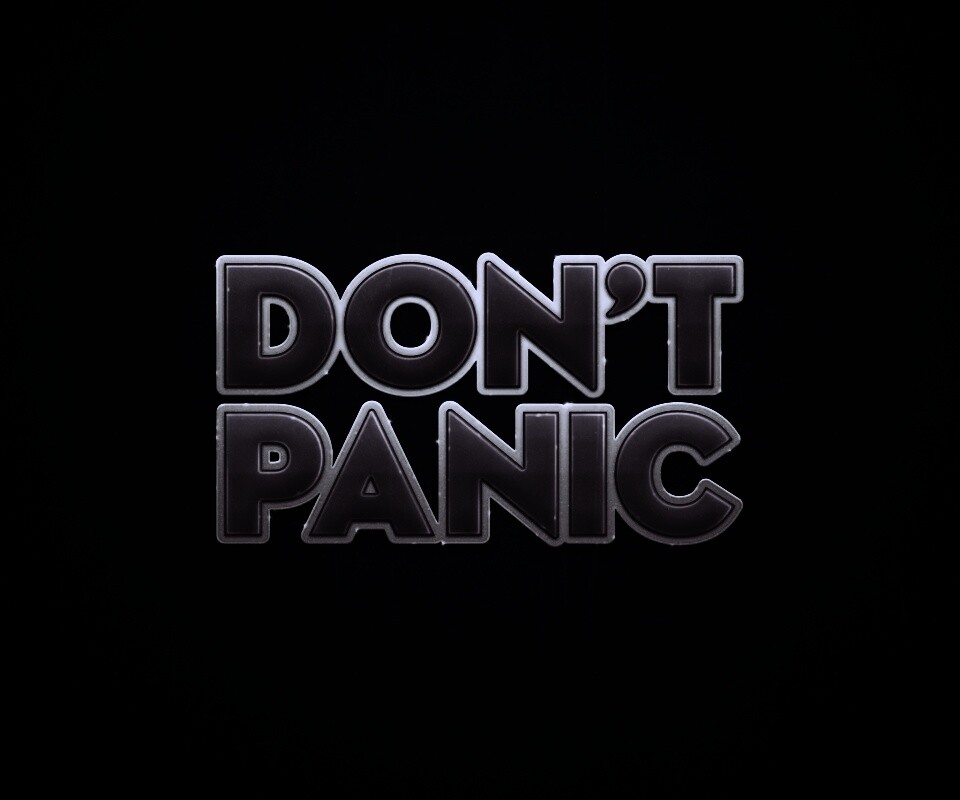 Не паникуй обои