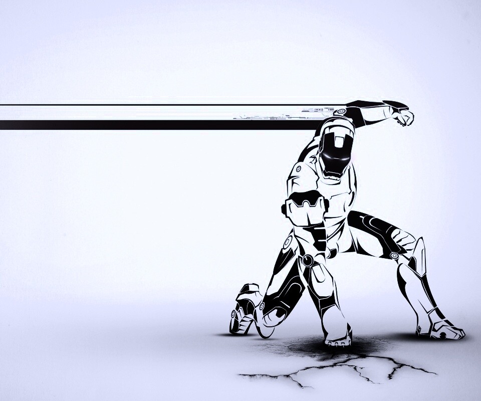 Векторный Железный Человек обои