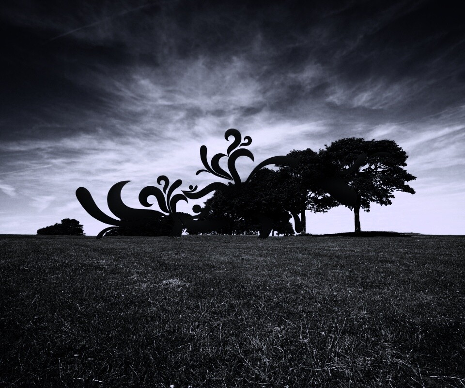 На равнине обои