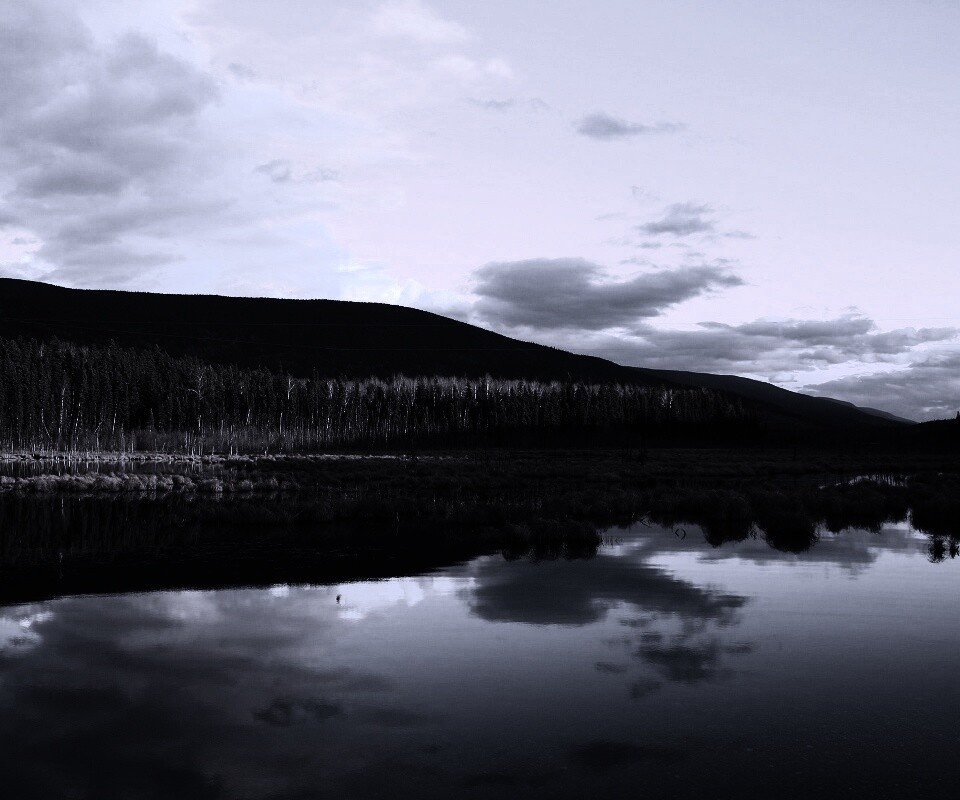 Осеннее озеро обои