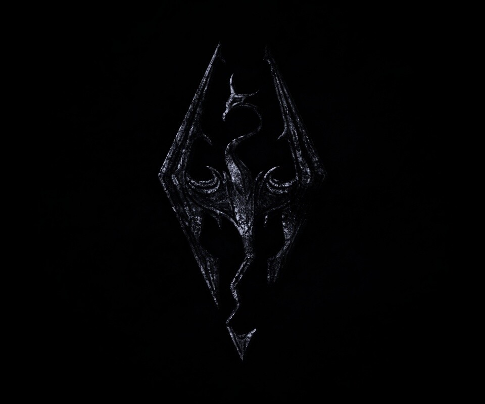 Логотип Skyrim обои