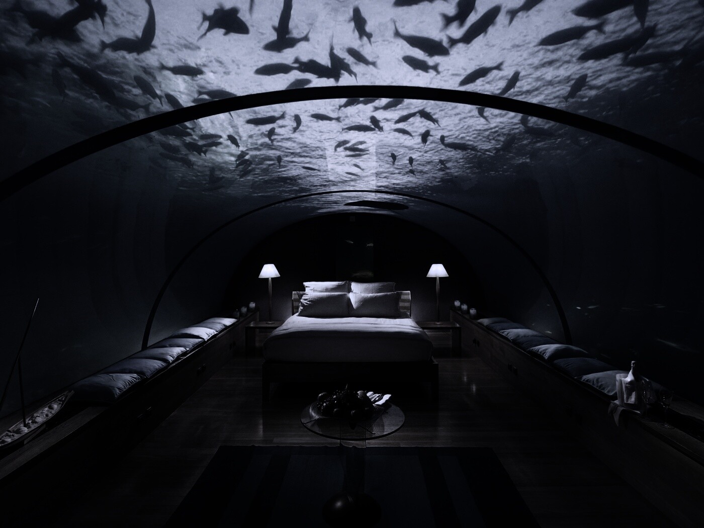 Подводные аппартаменты обои