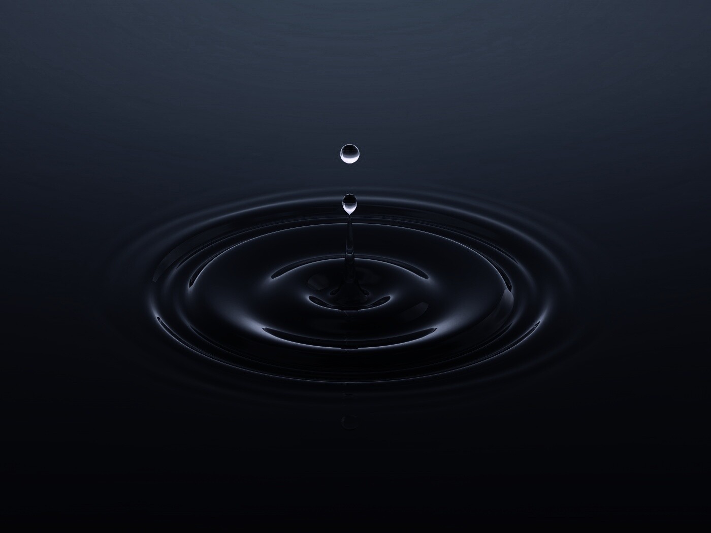 Упавшая капля обои