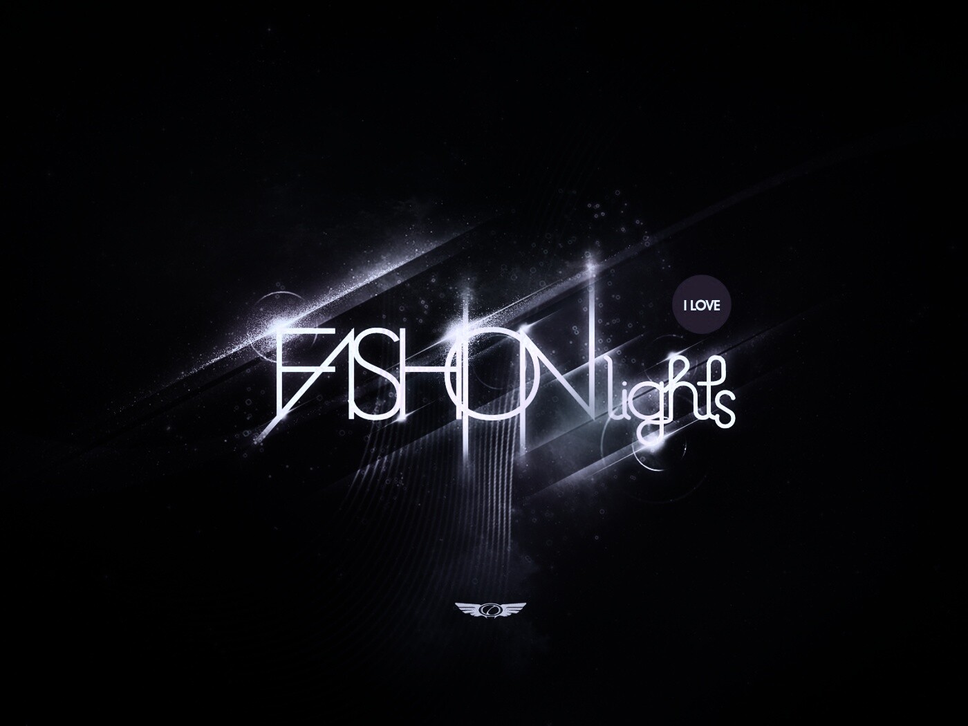 I love fashion lights обои